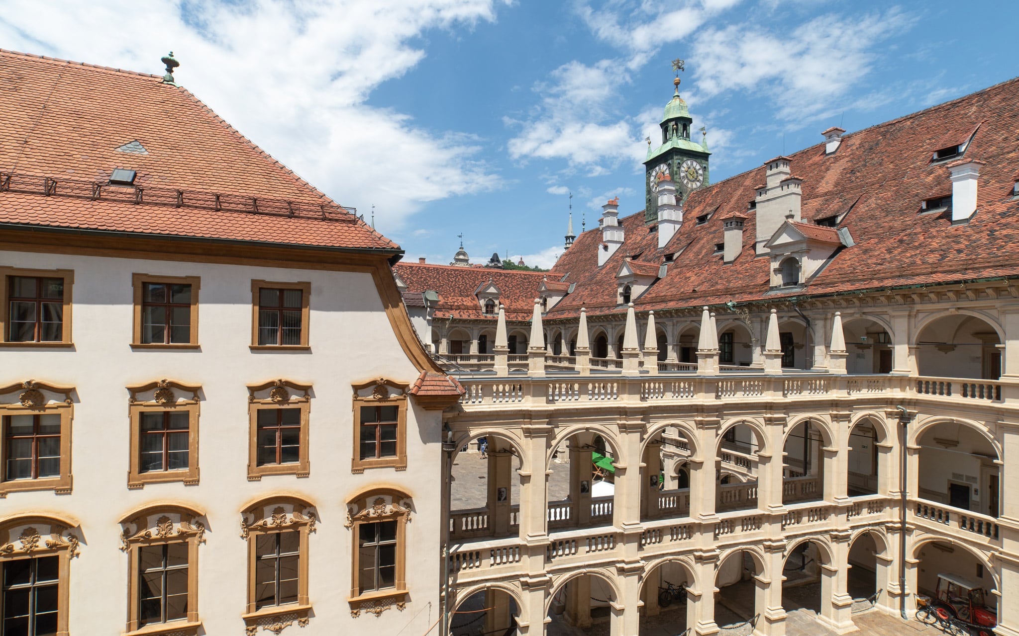 The Grazer Landhaus is perhaps the city's prettiest courtyard