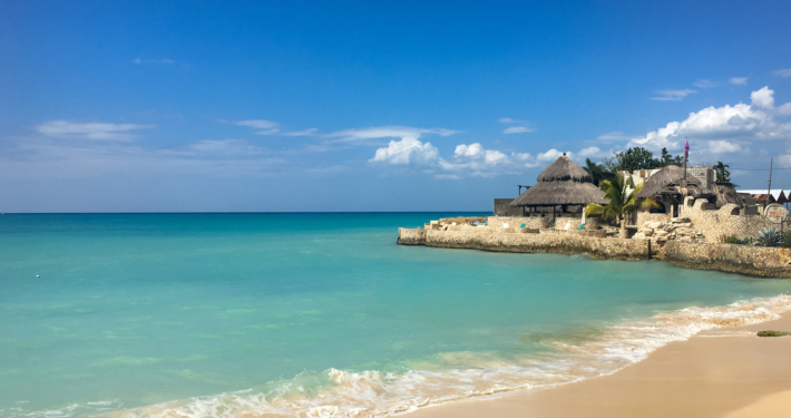 Beach resort in Jamaica