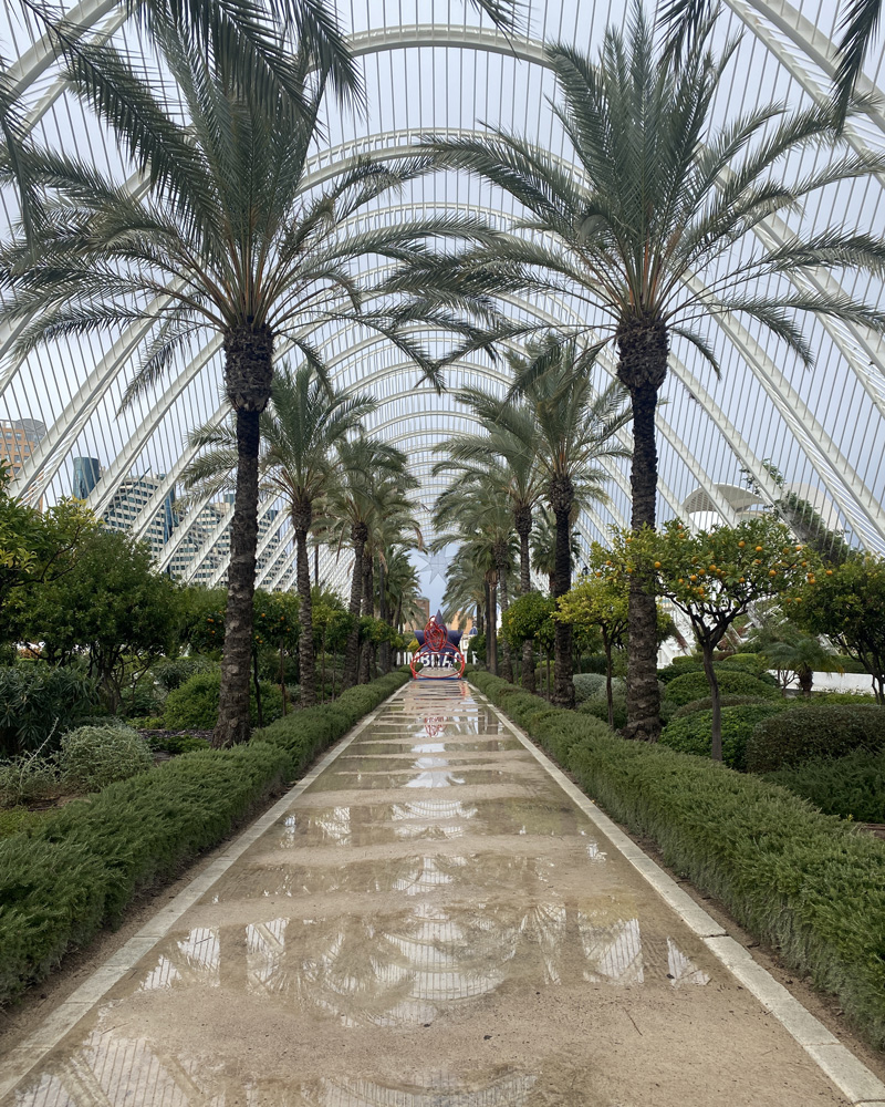 Valencia's futuristic gardens