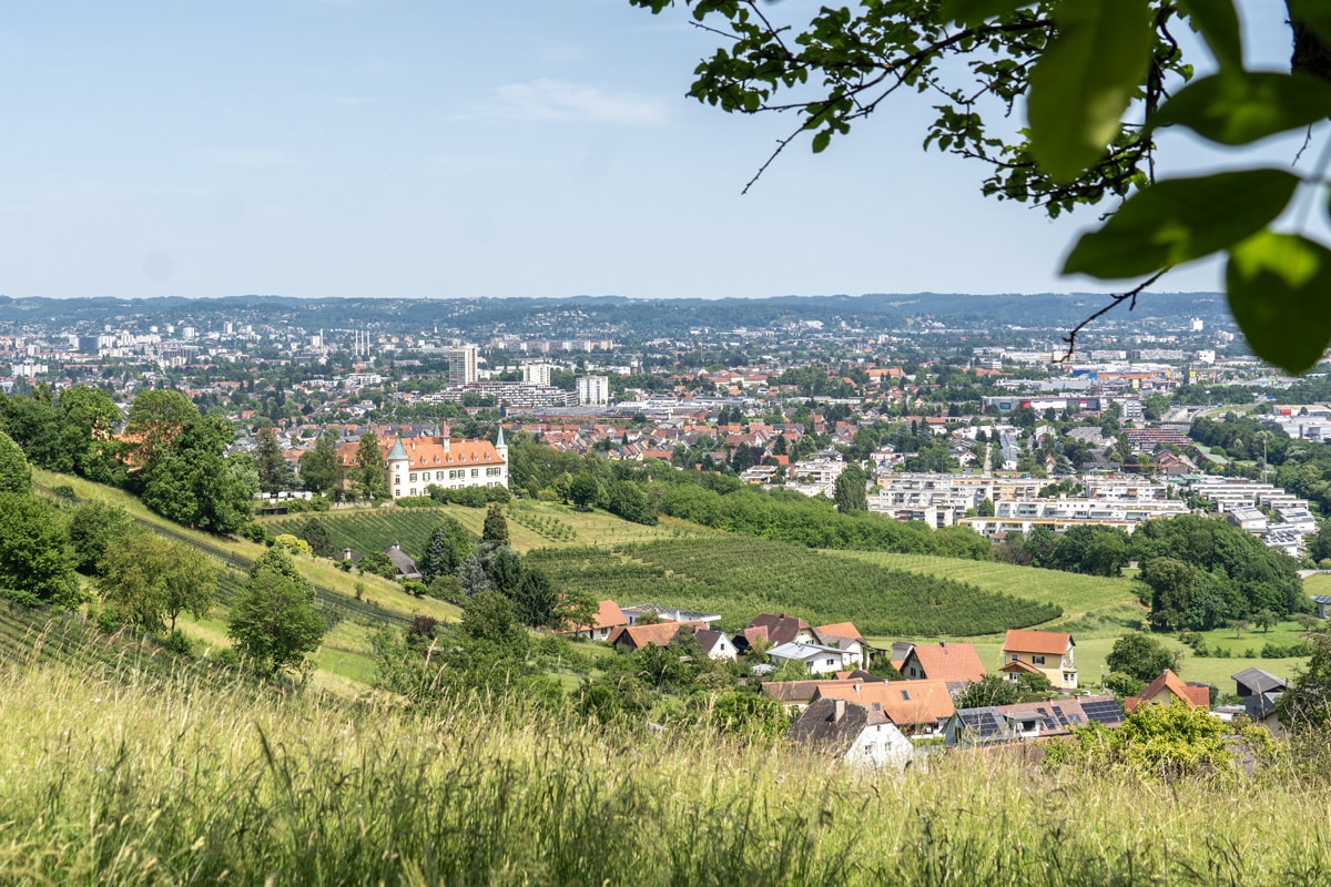 Summer hikes and views around Falter Ego winery in Graz