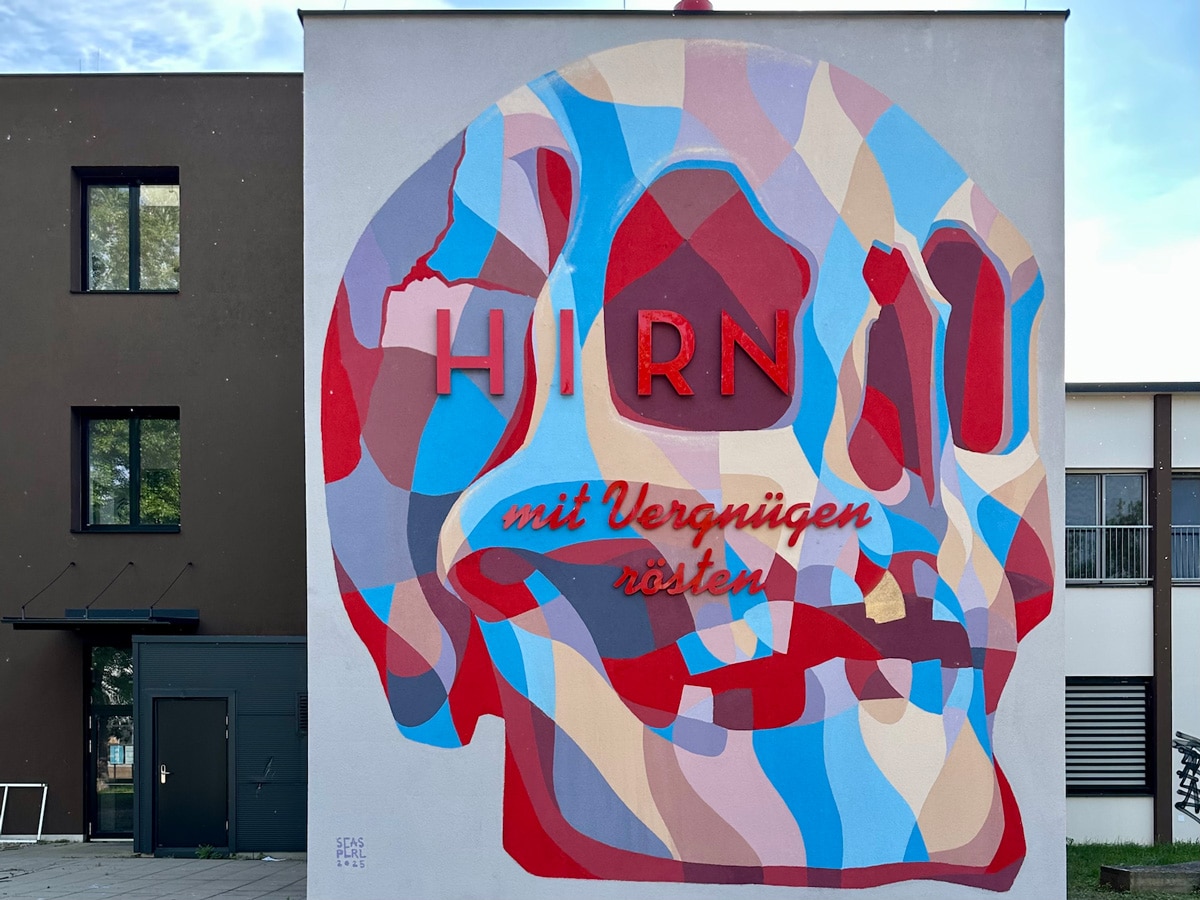 Founded by Johannes Hornig I in 1912, Styria’s local coffee company has relocated; the old factory now covered in art