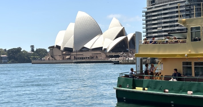 Sydney Opera House and ferry