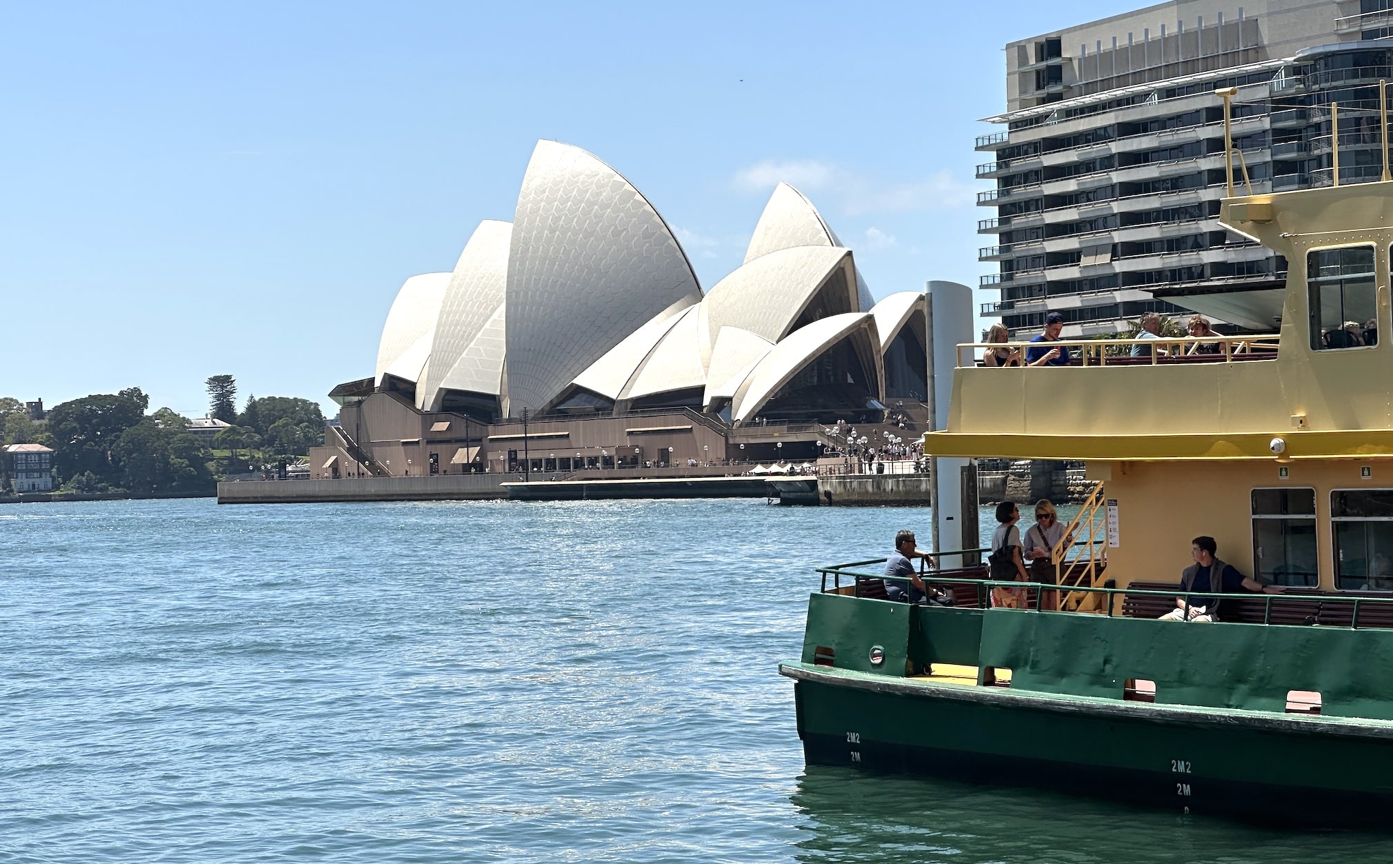 Sydney Opera House and ferry