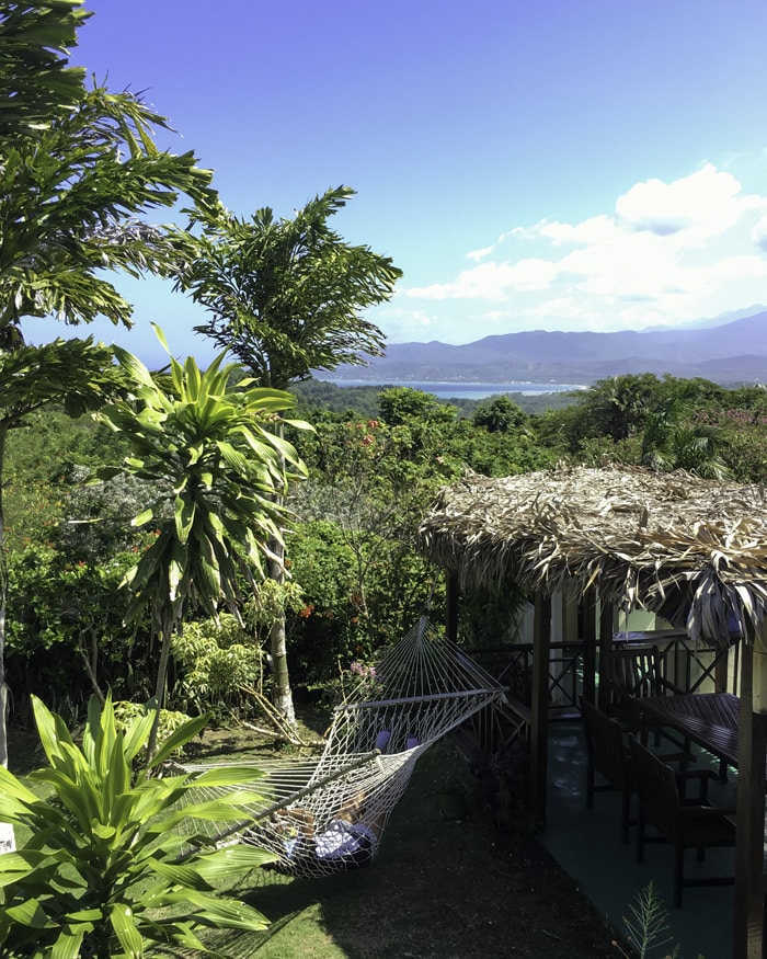 A hammock and a view in Jamaica