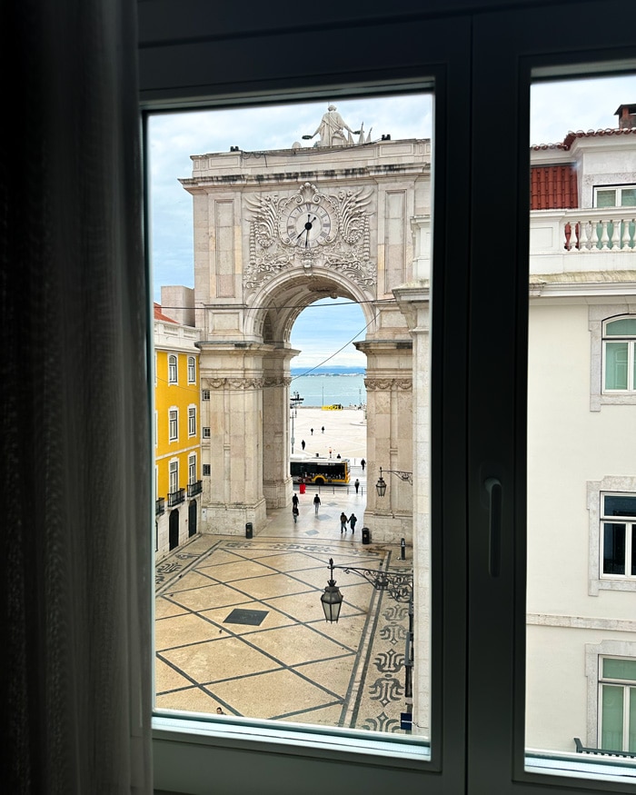 The Arch View Suites frame the landmark