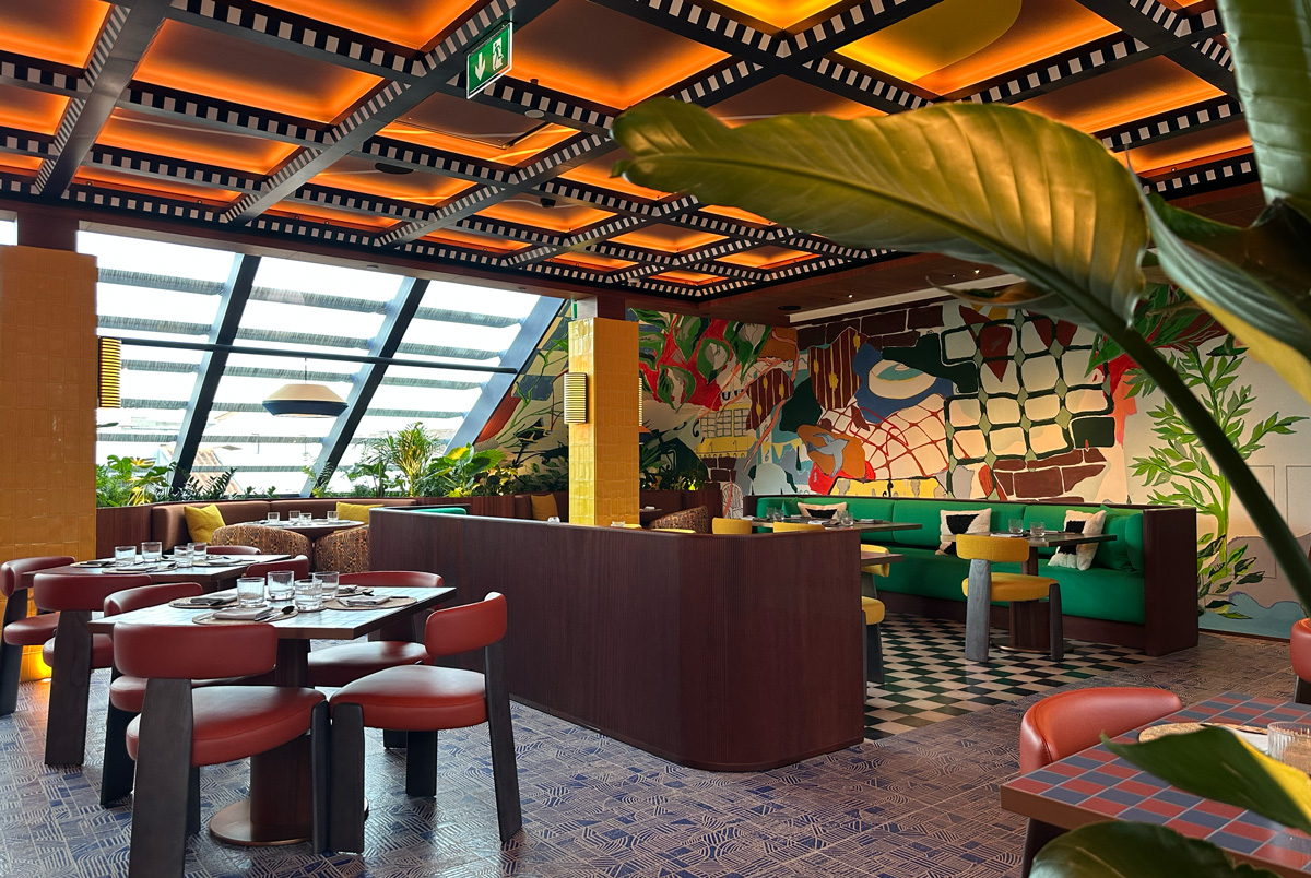 Luzzi, the rooftop restaurant, is a welcome addition to Lisbon's scene