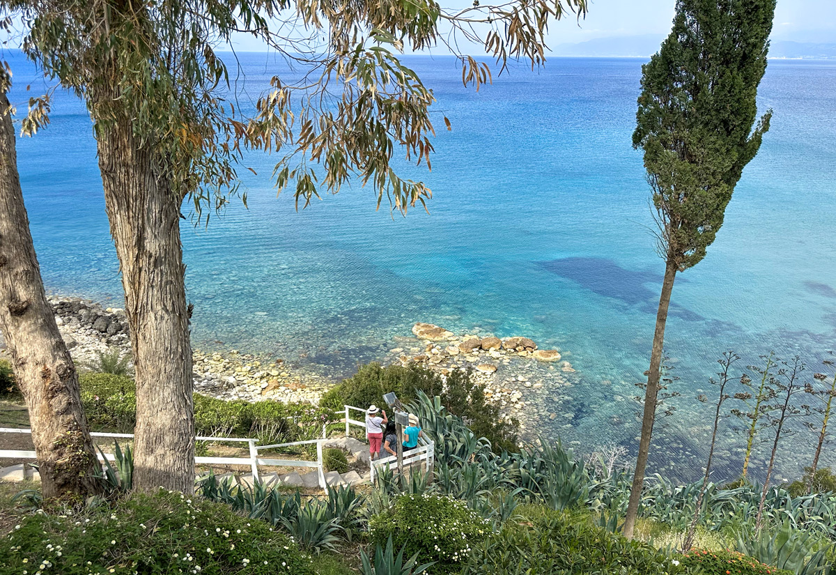 Crystal-clear waters in Cyprus' Pafos Region